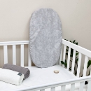 Cearsaf pentru carucior bebe copii impermeabil, Marble gri (2)